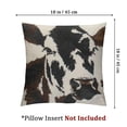 thumbnail image 4 of nygtbtfer Farm Animal Skin hide Faux Fur Throw Pillow Covers Farm Decor Pillow Cover Soft Plush for Sofa Home Couch Brown White Black White, 4 of 7