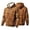 Brown, variant on Gothic Hoodie Men's Western Themed Graphic Pullover Hoodie Cowboy Style Oversized Sweatshirt with Black M