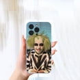 thumbnail image 3 of Funda de teléfono b-beetlejugos 2 para iPhone, 14, 13, 12, 11 Pro Max, XS Max, X, XR, 7, 8 Plus, Mini, material de TPU azul, película caliente, 3 of 5