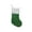Green, variant on Hot Pink Sequin Plush Christmas Stocking In Pink Shade For Tree Decoration Gift Bag