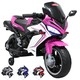 thumbnail image 1 of Moto Montable Eléctrica Deportiva 2 Ruedas para Niños Luz Bluetooth Dos Baterias 6V con Cargador Soporta Hasta 30kg - Rosa, 1 of 8