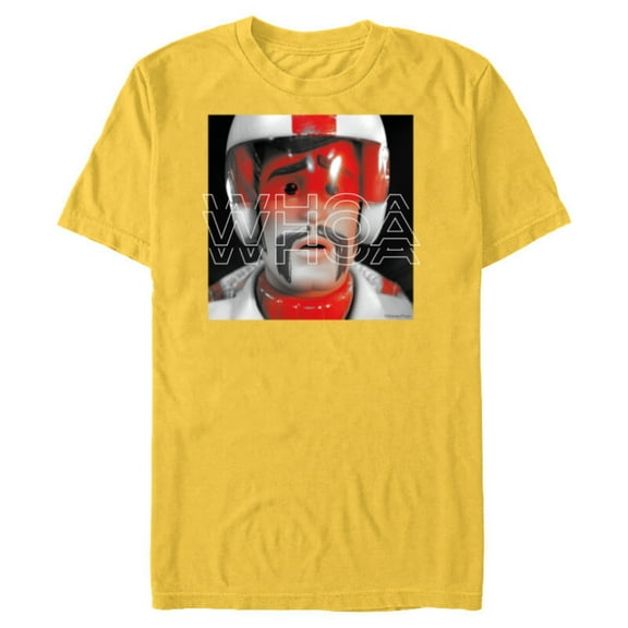 Disney and Pixar’s Toy Story 4 Duke Caboom Whoa Quote Funny - Short Sleeve Blended T-Shirt for Adults - Customized-Yellow