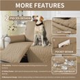 thumbnail image 3 of Lavish Cover Luxe Waterproof & Non-Slip Recliner Chair Cover, Washable Funiture Protectors for Kids, Pets(2-Seater, Beige), 3 of 9