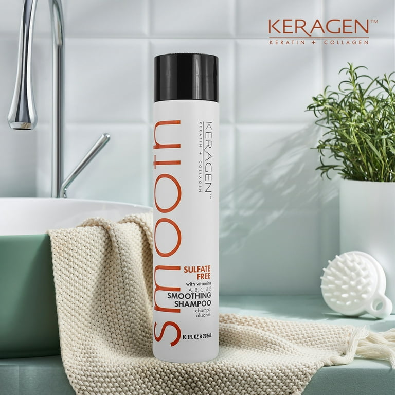 Keragen Smoothing Shampoo 10 oz Keratin Sulfate Free