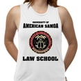 thumbnail image 2 of University of American Samoa Women's Muscle Tank Medium White, 2 of 5