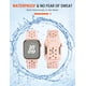 thumbnail image 2 of Correa deportiva compatible con correas Apple Watch con orificios de 49 mm, 44 mm, 45 mm y 42 mm, correa de repuesto deportiva de silicona transpirable para iWatch Series 8, 7, 6, 5, 4, 3, 2, 1SE, 2 of 4