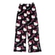 thumbnail image 1 of Sanrio-Pijama de franela de Hello Kitty para mujer, pantalones cálidos de lana de dibujos animados, pantalones casuales para el hogar, moda de otoño e invierno, color negro, 1 of 7