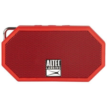 Altec Lansing Mini H20 Bluetooth Speaker-DEEP RED