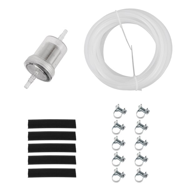 Kit de tubo de pie para tanque de combustible de calentador Unique Bargains con kit de clip de manguera de combustible y 5M manguera de aceite y 10Pc clips para calentador diésel
