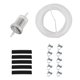 thumbnail image 1 of Kit de tubo de pie para tanque de combustible de calentador Unique Bargains con kit de clip de manguera de combustible y 5M manguera de aceite y 10Pc clips para calentador diésel, 1 of 6