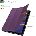 thumbnail image 5 of DTTO Case for Samsung Galaxy Tab A8 10.5 inch 2022, Premium PU Leather Tri-Fold Stand Cover with Hard Shell for Galaxy Tab A8 [Auto Wake/Sleep, Ultra Lightweight & Multiple Viewing Angles]- Purple, 5 of 7