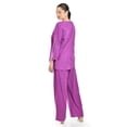 thumbnail image 3 of Set de lino con botones decorativos Roman Fashion /Juvenil, 0230 (Morado) violeta M, 3 of 6