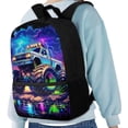 thumbnail image 4 of Yuyamidu Truck School Backpack for Boys 6-8 Kids Bookbags Middle School Book Bags for School Backpacks Primary School Bag with Strap Outdoor Shoulder Bags, 4 of 6