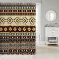 thumbnail image 6 of Southwestern Geometric Bath Curtain Boys Girls 72"x84" Southwestern Native Aztec Shower Curtain for Kids Waterproof Retro Exotic Boho Bathroom Shower Curtain Set Kids Bathroom Accessories, 6 of 6
