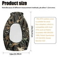 thumbnail image 7 of Uorisanigo 23×10 Inch ATV Seat Covers Waterproof Dead Leaf Print Dirt Bike Seat Cushion Cover for Polaris Sportsman 570 450 850, Polaris Scrambler 400 500 850 1000, Honda Rancher 420, 7 of 7