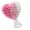 Pink and white, variant on Preserved Rose Heart Tree for Valentines Wedding Christmas Holiday Decor
