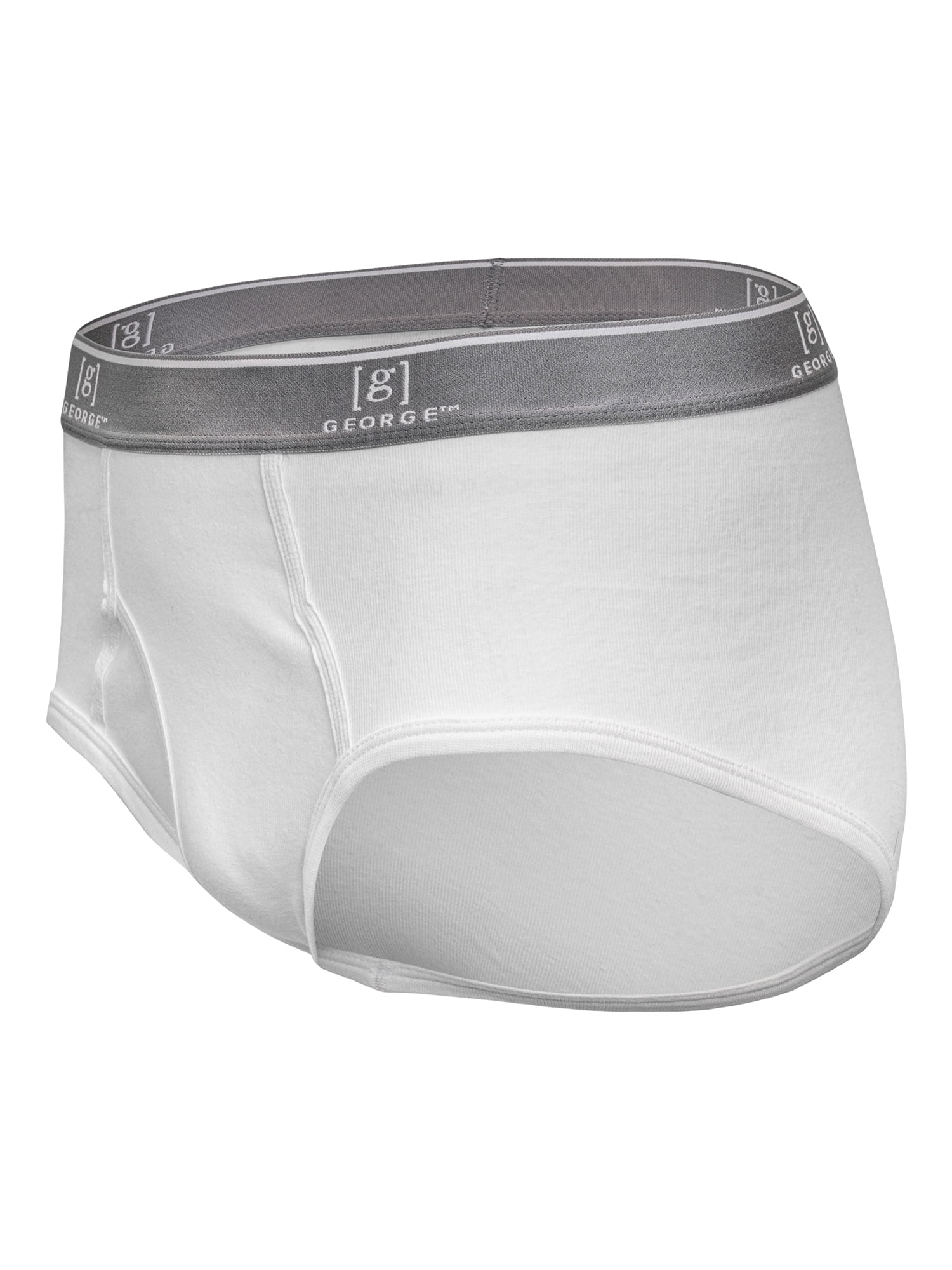 George Men's Full Rise Briefs, 6-Pack