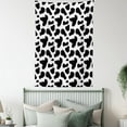 thumbnail image 4 of Cow Print Tapestry, Cow Hide Pattern with Spots Farm Life with Cattle Camouflage Animal Skin, Wall Hanging for Bedroom Living Room Dorm Decor, 40W X 60L Inches, Charcoal Grey White, by Ambesonne, 4 of 5