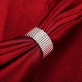 thumbnail image 5 of Silver Plated Copper Ring Round Braided Mesh Band Ring Fashion Jewelry For Women And Girls Europe AmericanRing, 5 of 5