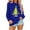 Blue, variant on Wancir Christmas Sweatshirts Women Funny Xmas Trees Graphic Long Sleeve Crewneck Shirt Winter Tops Loose Casual Pullover