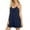 #C Navy, variant on Alkepwun Womens Jumpers and Rompers Summer Casual Sleeveless Solid Spaghetti Strap Shorts Overalls with Pockets Lightweight Breathable Backless Wide Leg Rompers Pants