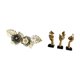 thumbnail image 5 of Escultura decorativa de metal nórdico para pared, diseño de flores y hojas colgantes, estatuas de resina, arte abstracto de mesa, artesanías, recuerdo, 5 of 8
