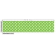 thumbnail image 3 of Ambesonne St. Patricks Day Fabric by the Yard Upholstery, Simplistic Clovers, 1 Yard, Lime Green and Grey, 3 of 5