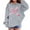 Gray, variant on Girls Blouses Dressy Casual Girls Boys Cute Bow Printing Long Sleeve Hoodies Thin Fleece Sweatshirt Pullover Tops with Pocket Girls Long Sleeve Fall Tops Red 3Y