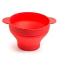 thumbnail image 2 of Microwave Popcorn Popcorn Maker, Collapsible Bowl, BPA Free, Dishwasher Safe (Red), 2 of 5