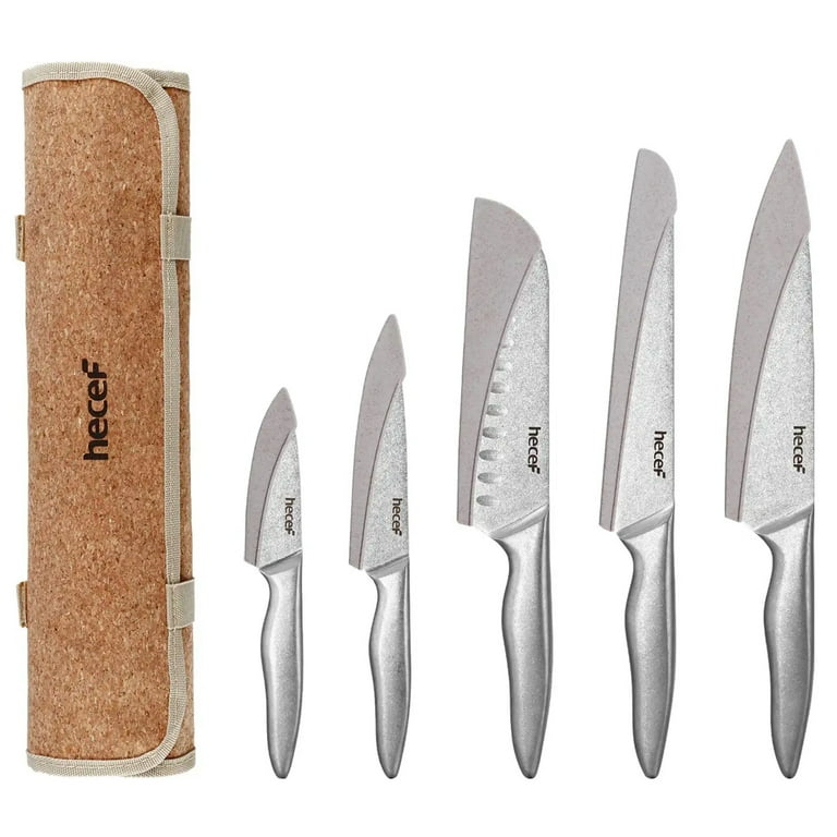 Hecef Cute Kitchen Knife Set,5-piece Non-Stick Knives Set with Detacha – Hecef  Kitchen
