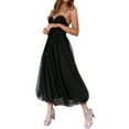 thumbnail image 6 of Biekopu Women Tulle Formal Evening Dress,Solid Color Backless Corset Evening Gown for Cocktail Dress, 6 of 6