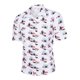 thumbnail image 1 of Camisa de playa con cuello vuelto para hombre, camisa informal de moda con botones y manga corta con estampado para viajes, 1 of 5