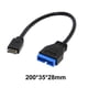 thumbnail image 4 of Cable Extensión USB3.1 Del Encabezado Panel Frontal USB3.0 20 Pines para Placa Base, 4 of 5