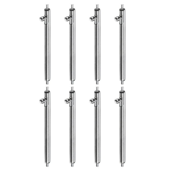 Uxcell 8pcs Quick Release Spring Bar 22mm Width 1.8mm Diameter Stainless Steel Watch Pins