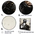 thumbnail image 3 of Designart "Minimalist Depiction Of Superheroes In Darkness II" Superheros Floater Framed Wall Art Prints, 3 of 5
