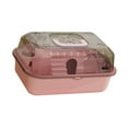 thumbnail image 3 of balikha Travel Transparent Hamster House Hamster Carry Case Cage Ventilation Portable Hamster Cage for Guinea Pigs Rats Small Animals Pink, 3 of 9