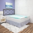 thumbnail image 3 of BioPEDIC 2-Inch Full Size Mattress Topper, iCOOL Tech and Gel Swirl Medium Plush Memory Foam Mattress Topper, CertiPUR-US Certified, White, Full Size (75"L x 54"W x 2"H), 3 of 11