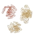 thumbnail image 4 of Clips de papel con forma de nota de guitarra para evitar resbalones, bonitos marcadores decorativos de Metal, clips para documentos, papel de dibujo, 4 of 12