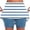 Navy#golf skorts, variant on oelaio Striped Skorts for Women Athletic Golf Casual Skirts with Shorts Elastic High Waist Skirt Navy L