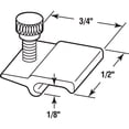thumbnail image 2 of Make-2-Fit, 3/4 in. x 1/2 in. Aluminum Storm Door Panel Hardware Clips 8 Pack, 2 of 2
