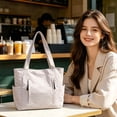 thumbnail image 6 of Kyusrd Back to School Supplies and Supply,Nylon Tote Bag Large Capacity Shoulder Bag for Women Casual Handbag for Work School Travel Daily Use, 6 of 6