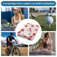 thumbnail image 6 of Yuyamidu Cute Cherry Golf Towel, Pink Cleaning Cloth for Golf Balls Clubs, Golf Bag Attachment Accessories, Gifts for Golfers, Women, 6 of 7