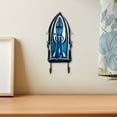 thumbnail image 1 of unbranded Over Door Ironing Board Holder Plastic Black Wall Mount Storage Solution For Laundry Room 1Set, 1 of 8