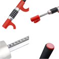 thumbnail image 4 of Serrure de Volant Antivol pour Voiture, Serrure Antivol Rétractable Sans Clé à Combinaison de 5 Codes avec Mot de Passe (Rouge), 4 of 5