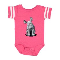 Inktastic Curious Rhinos Boys or Girls Baby Bodysuit