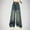 Navy, variant on SGFCWSX Baggy Jeans for Girls Elastic Waist Wide Leg Cargo Pants with Pockets Casual Pant Navy Size 7-8T