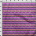 thumbnail image 4 of oneOone Tissu Polyester Spandex Violet Abstrait Matériel de Robe Tissu Imprimé Tissu au Mètre 56 Pouces de Large, 4 of 5