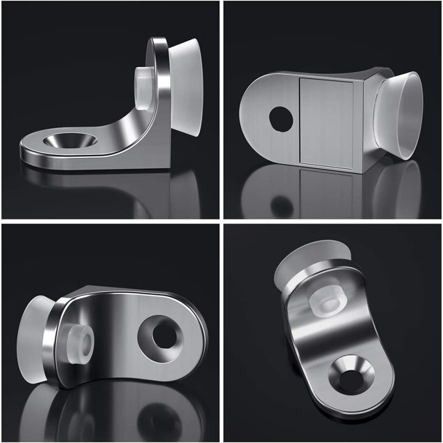 30 piezas de soportes de acero inoxidable con tornillos