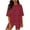 A52 Red, variant on Mifsaly 2 Piece Short Sets for Women Striped Summer Matching Lounge Set Oversized T-Shirt and Shorts Loose Comfortable Everyday Loungewear XXL