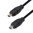 thumbnail image 1 of Gintooyun Cable Firewire 400 De 4 Pines A 4 Pines Macho A Macho Ilink Dv Cable Firewire 400 Ieee 1394 Para Computadora, Portátil, Pc A Videocámara - 6 Pies Negro, 1 of 5